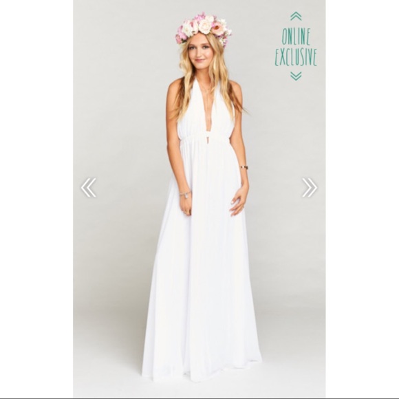 NWT Luna Chiffon Maxi Dress - Picture 1 of 3